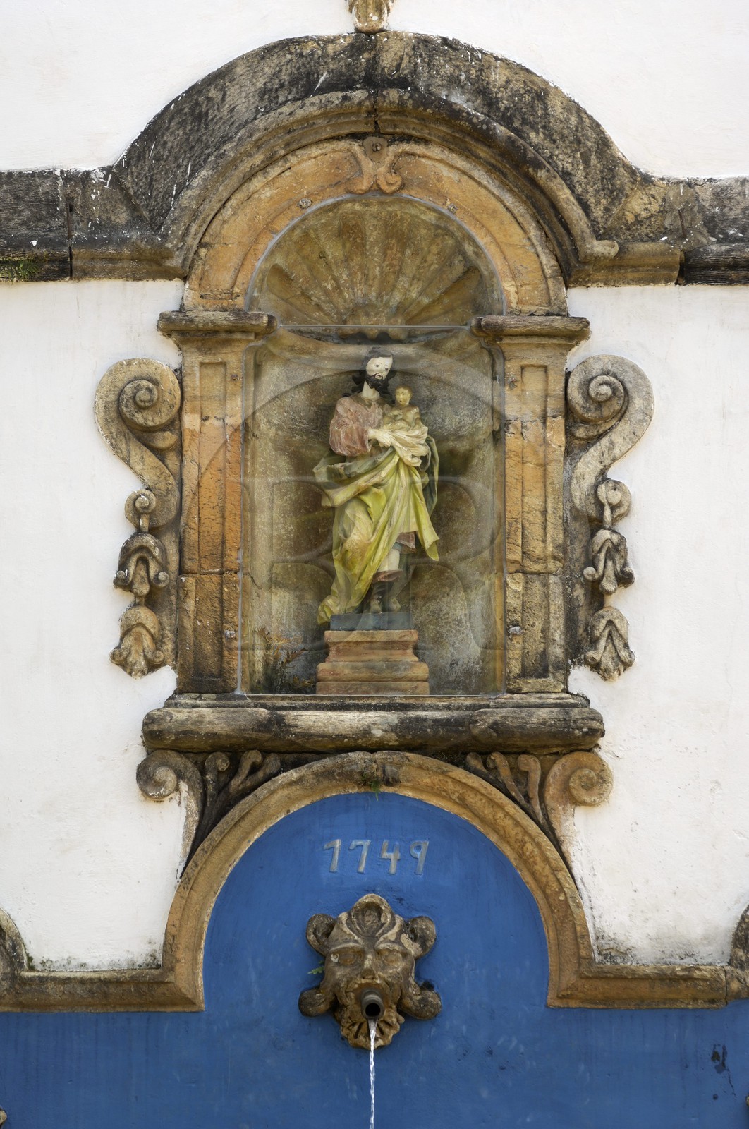 Brazil, Minas Gerais state, Tirandentes (Gold Route, Estrada Real), Sao Jose fountain