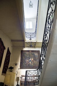 France, Bouches-du-Rhône (13), Arles, l’hotel particulier de Vernon (XVIIIe siècle) propriété de la famille Dervieux depuis quatre générations