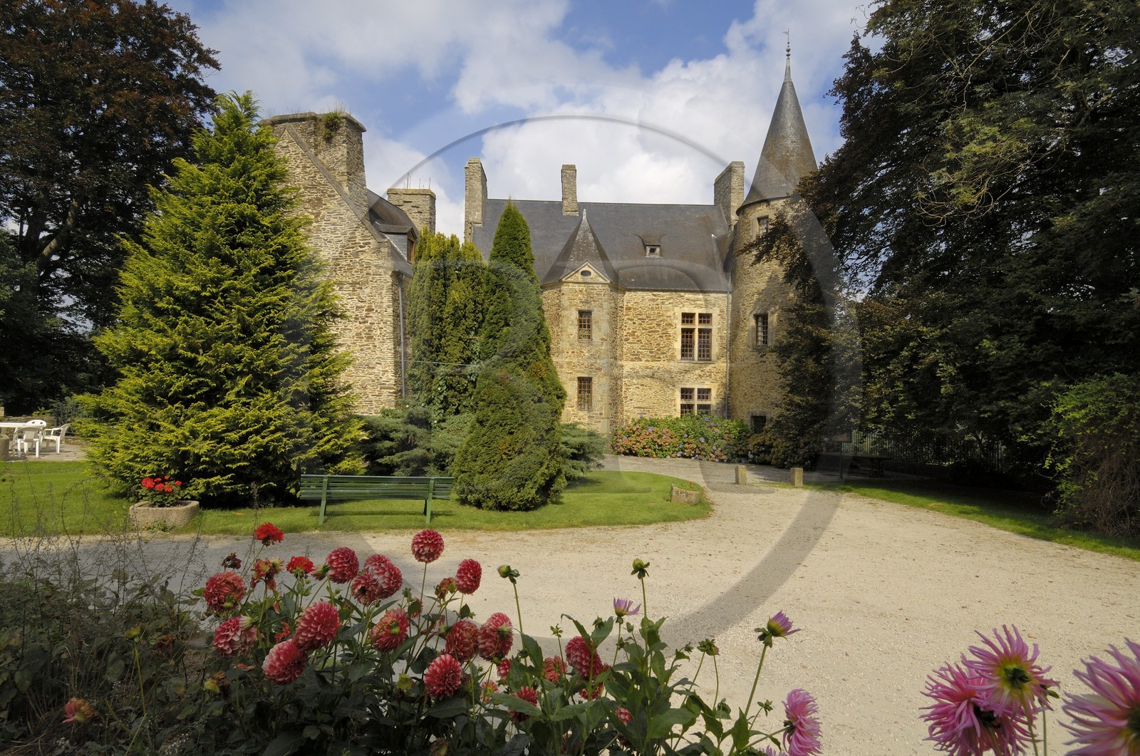 France, Manche (50), Saint-Lo, le château d'Agneaux
