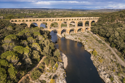 France, Gard (30),  (vue aérienne)