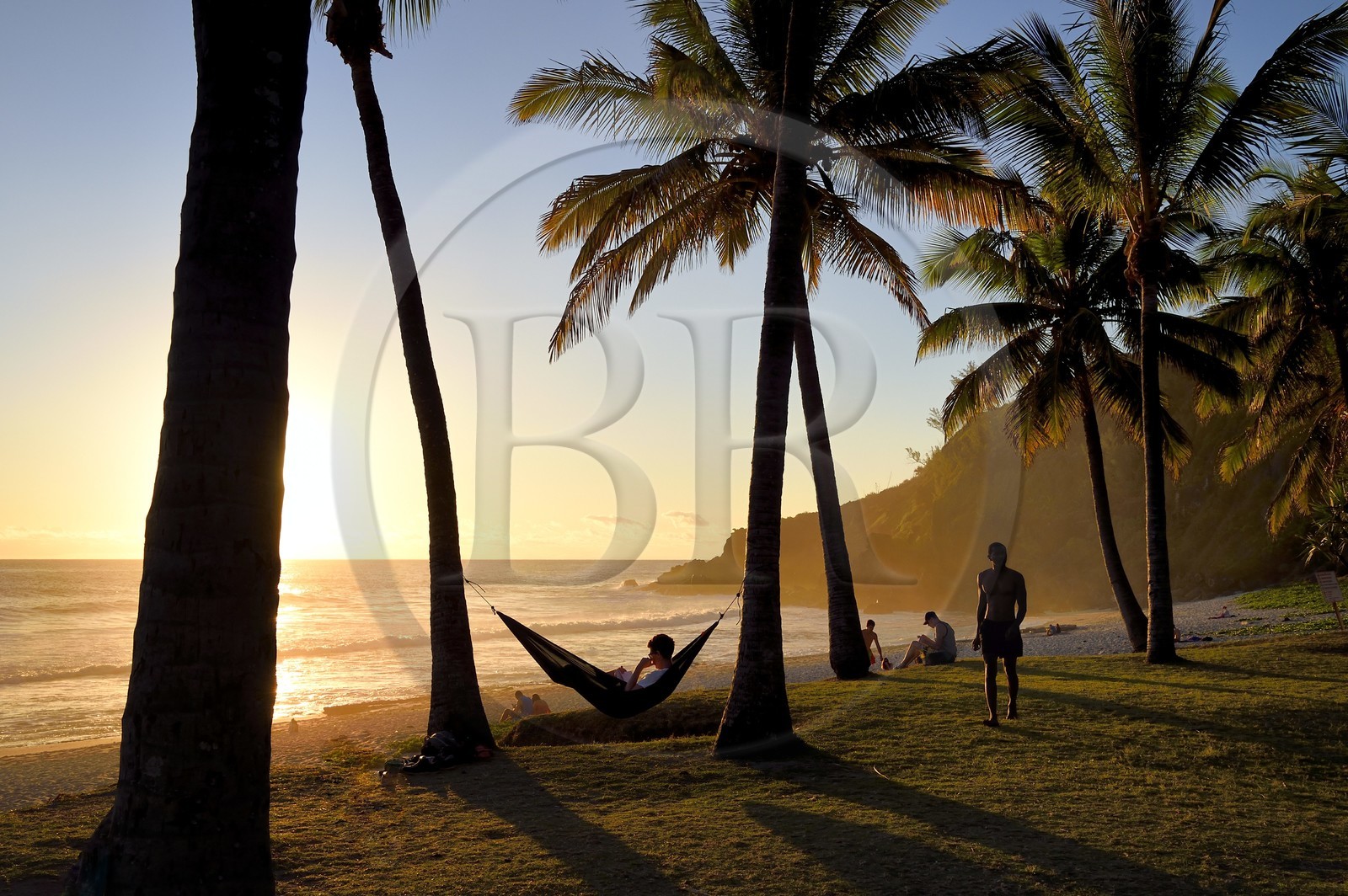 France, Ile de la Reunion, Petite-Ile sur la côte sud, plage de Grand-Anse
