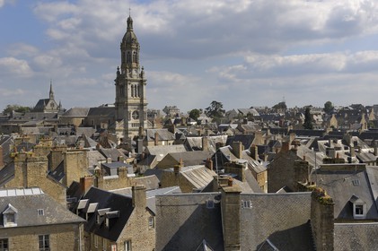 France, Manche, Avranches, the old town and Saint Gervais church