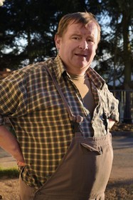 France, Haut-Rhin (68), Wasserbourg, Ferme-auberge Buchwald, le marcaire Michel Wehrey