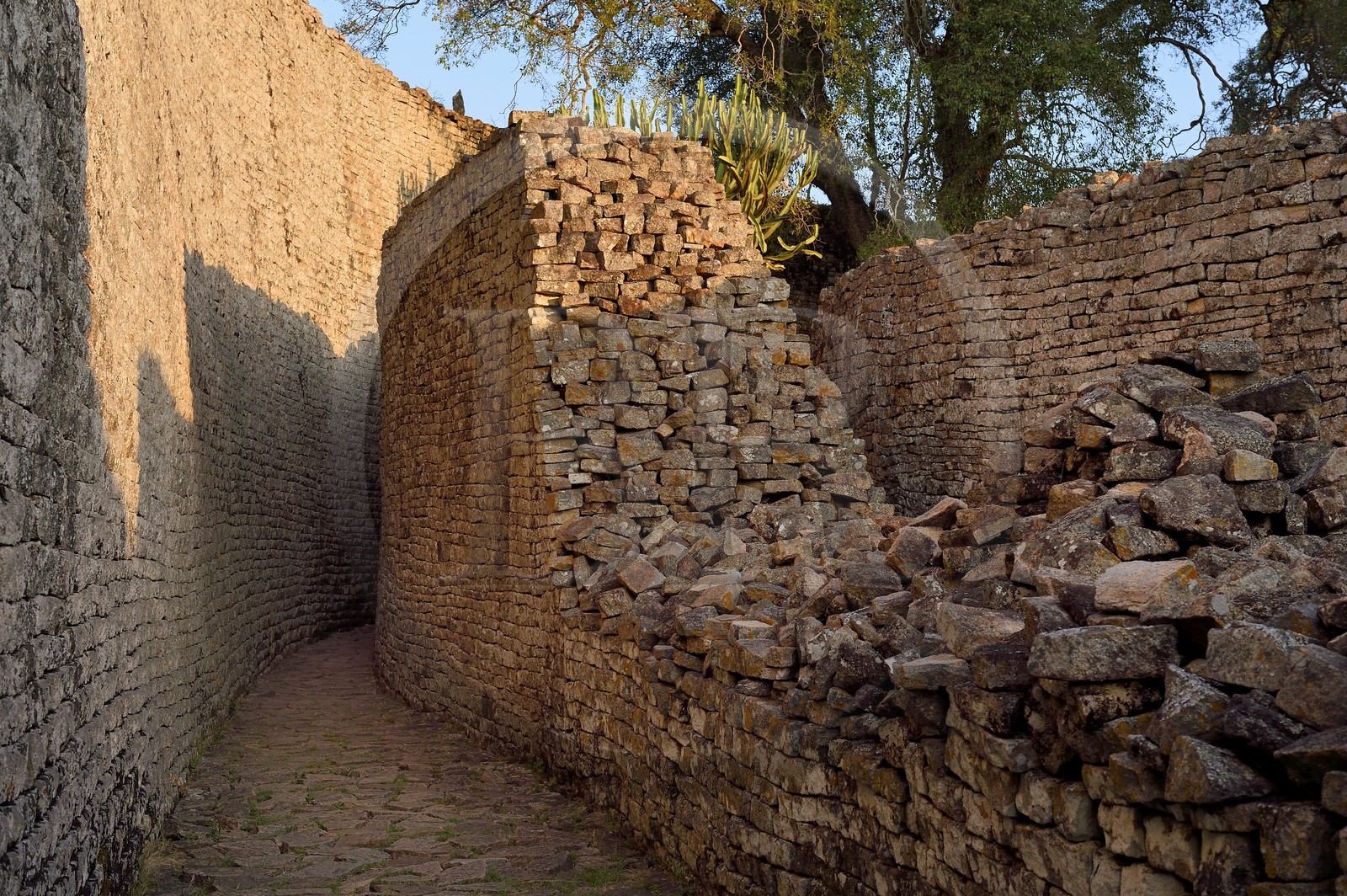Zimbabwe, Masvingo province, the ruins of the archaeological site of Great Zimbabwe, UNESCO World Heritage List, 10th-15th century, the Great Enclosure