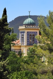 France, Var, Hyeres, the Moorish villa built in 1881 by architect Pierre Chapoulart for the industrial Alexis Godillot