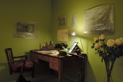 France, Loir et Cher, Chateau de Cheverny, Tintin et Les secrets de Moulinsart permanent exhibition