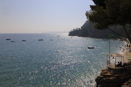 France, Var (83), côte des Maures, plage de Le Rayol-Canadel-sur-Mer