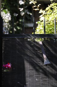 France, Paris (75), 20ème arr, La campagne à Paris du quartier Mouzaïa maisons avec jardins au coeur de la ville, villa d'Alsace