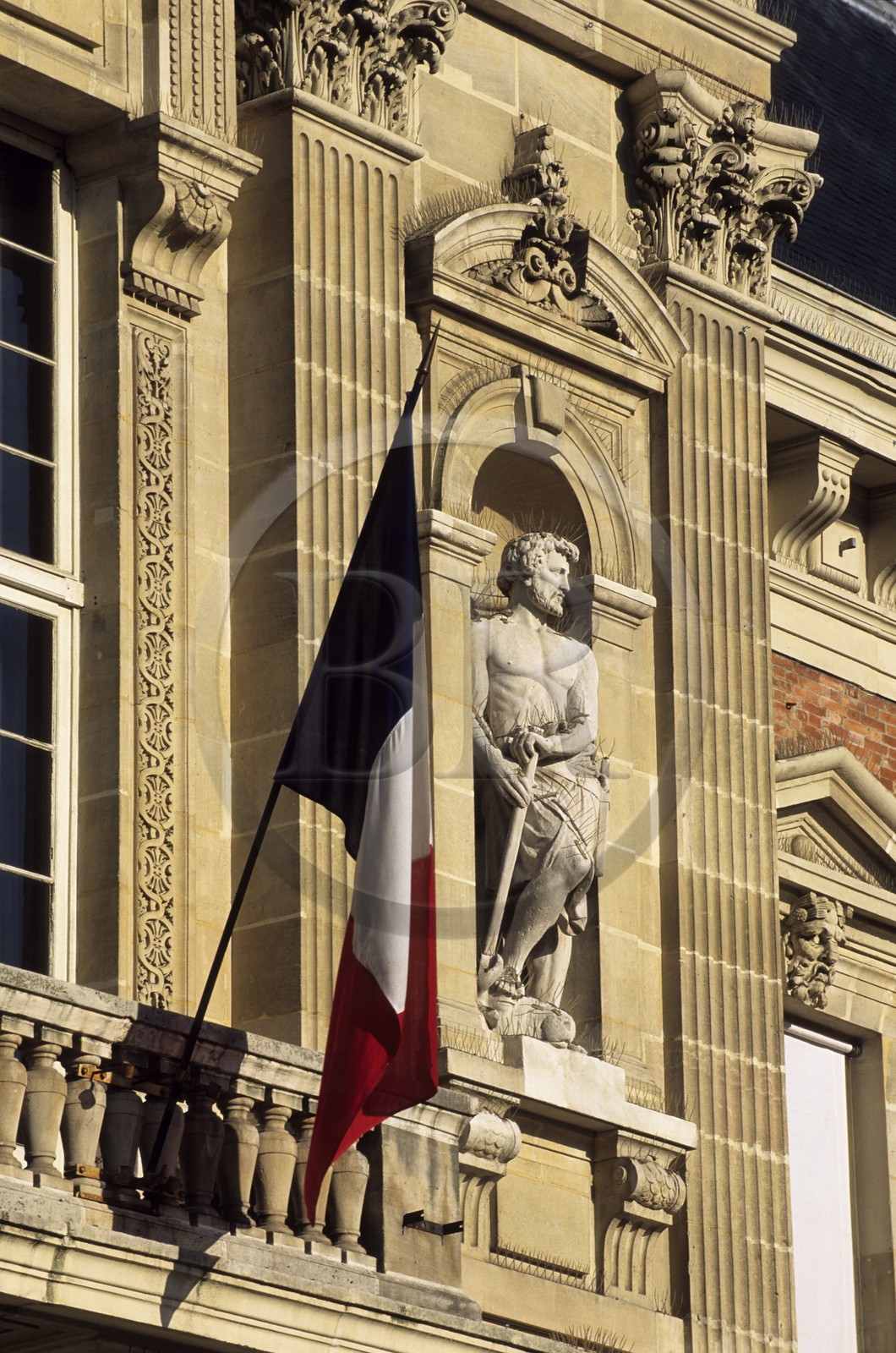 France, Paris 19ème (75), mairie du 19ème arr., place Armand Carrel