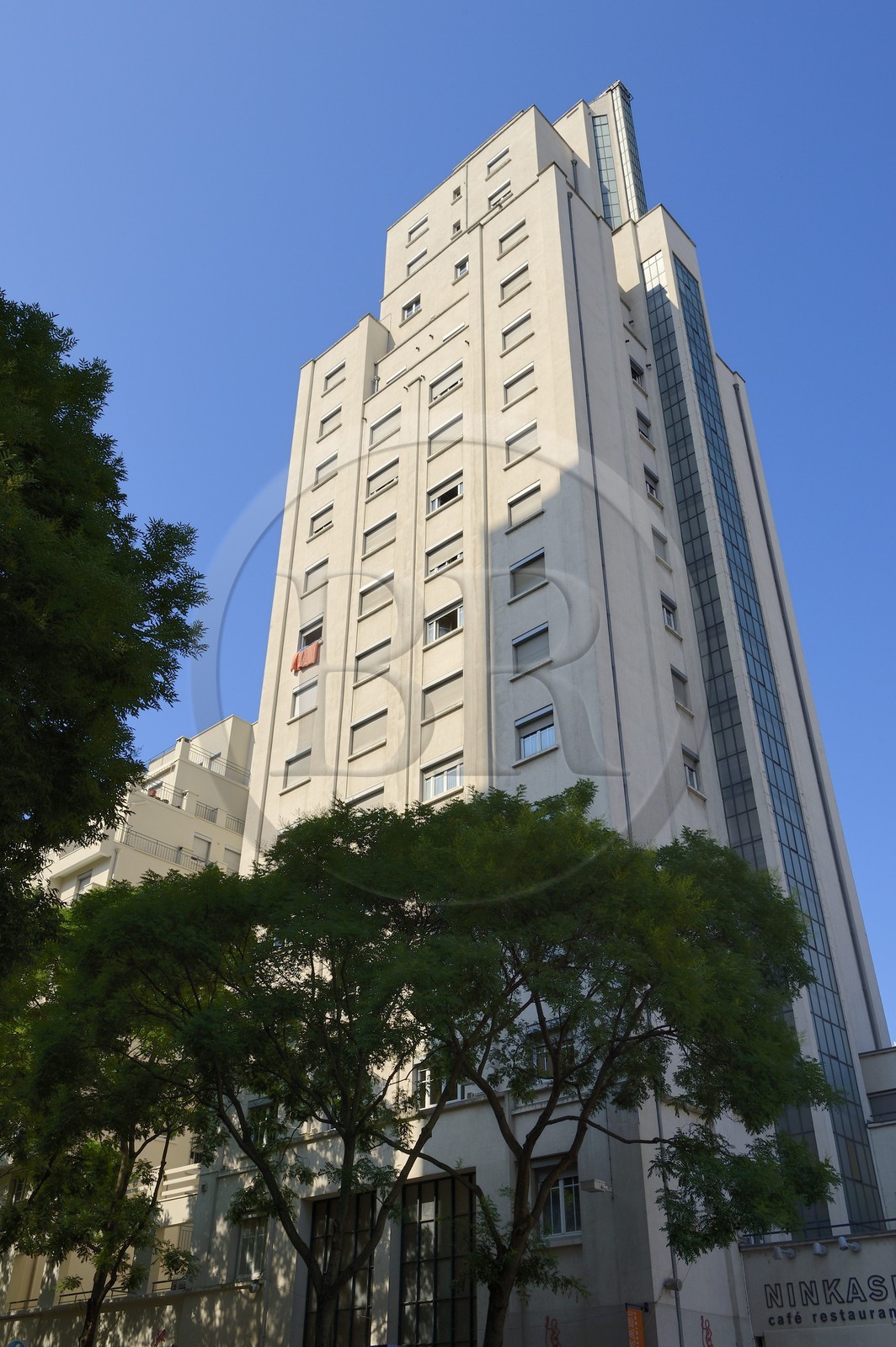 France, Rhone, Villeurbanne, architectural ensemble of the gratte-ciel (skyscrapers) built from 1927 to 1934
