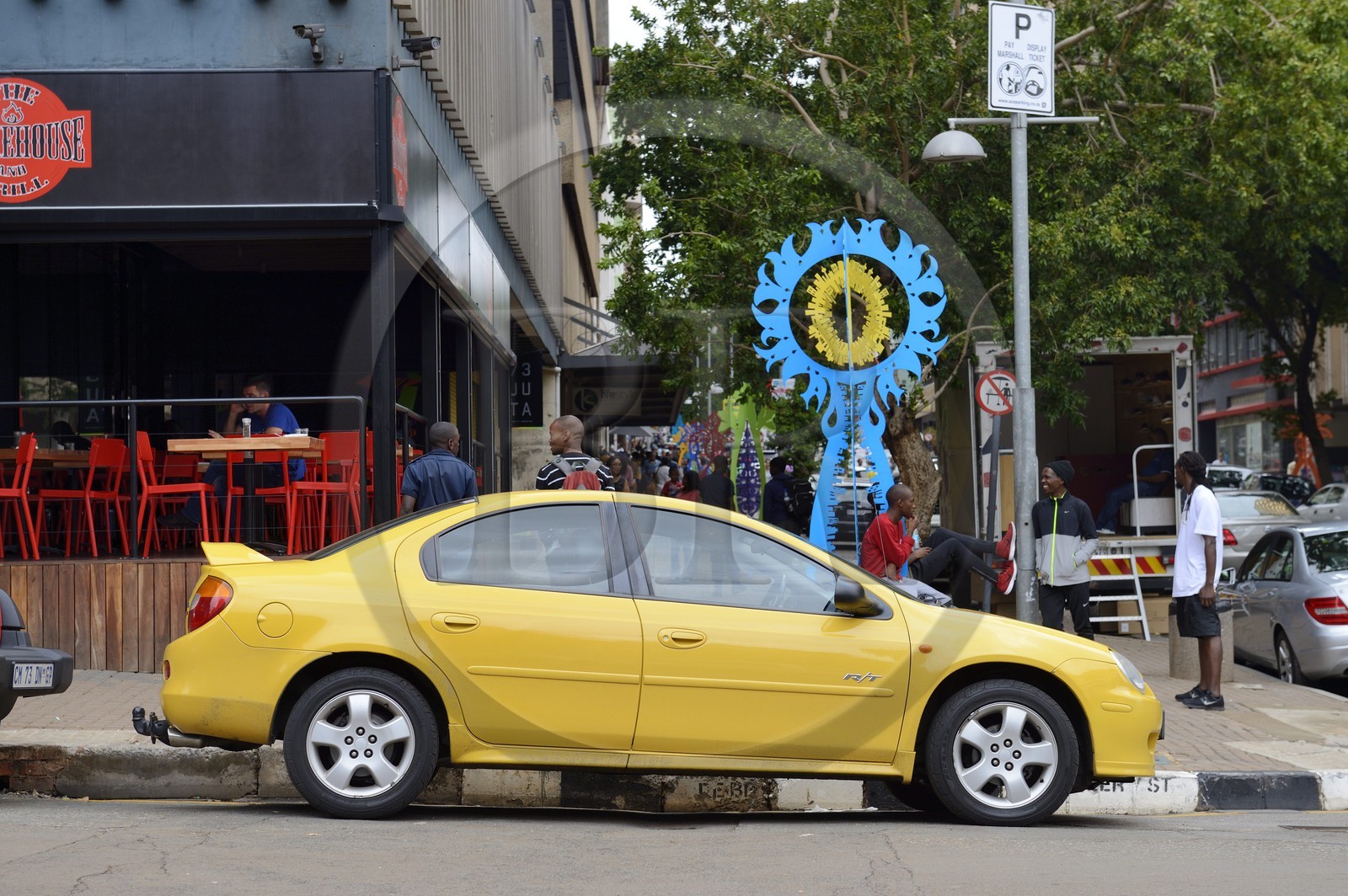 South Africa, Gauteng Province, Johannesburg, Braamfontein district