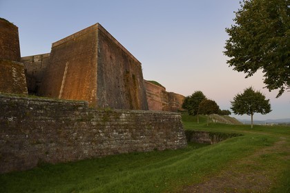 France, Moselle (57), parc régional des Vosges du nord, Bitche, la citadelle fortifiée par Vauban