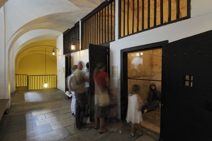 France, Paris (75), Ile de la Cité, la Conciergerie dans le Palais de Justice, les salles révolutionnaires, les chachots