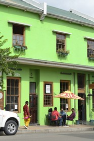 South Africa, Gauteng Province, Johannesburg, Braamfontein, restaurant in De Beer street