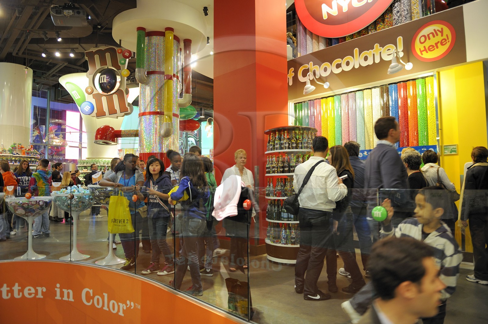 Etats-Unis, New York, Manhattan, Times square, boutique M&M's