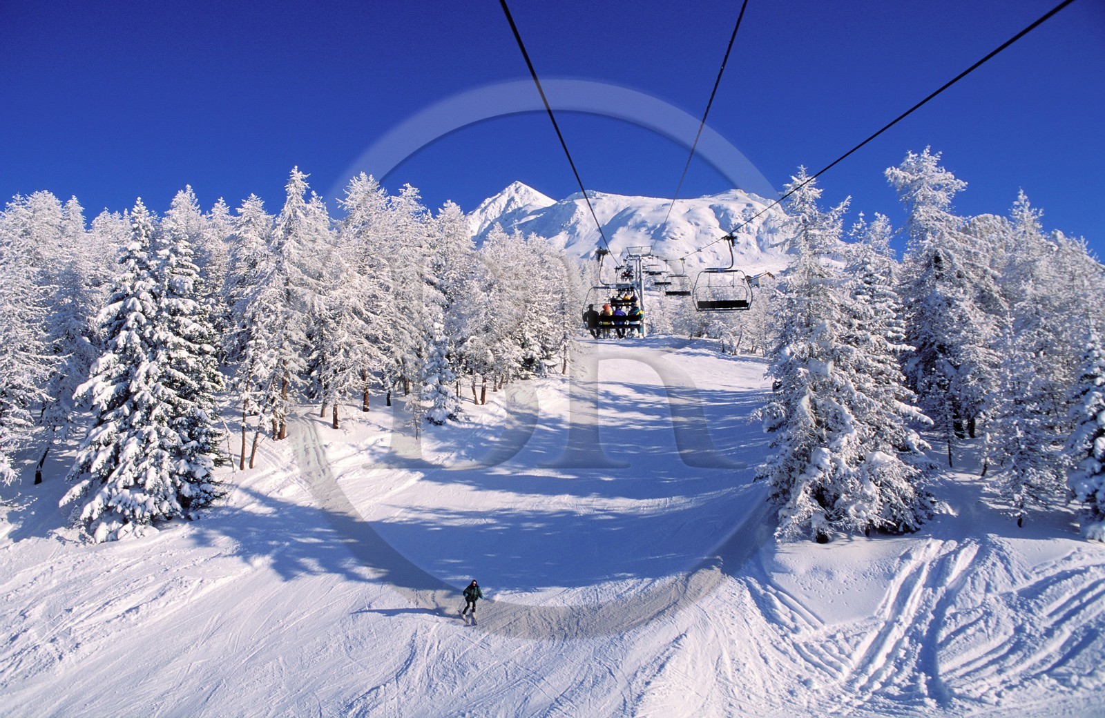 France, Savoie (73), les Arcs, remontées mécaniques
