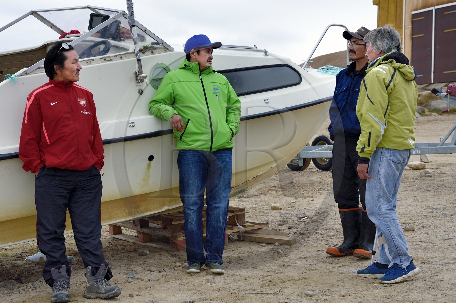 Groenland, cote Nord-Ouest, mer de Baffin, Qaanaaq ou Nouvelle Thule, inuit