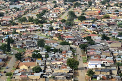 Afrique du Sud, province de Gauteng, Johannesburg, Soweto, le quartier d'Orlando dans le township