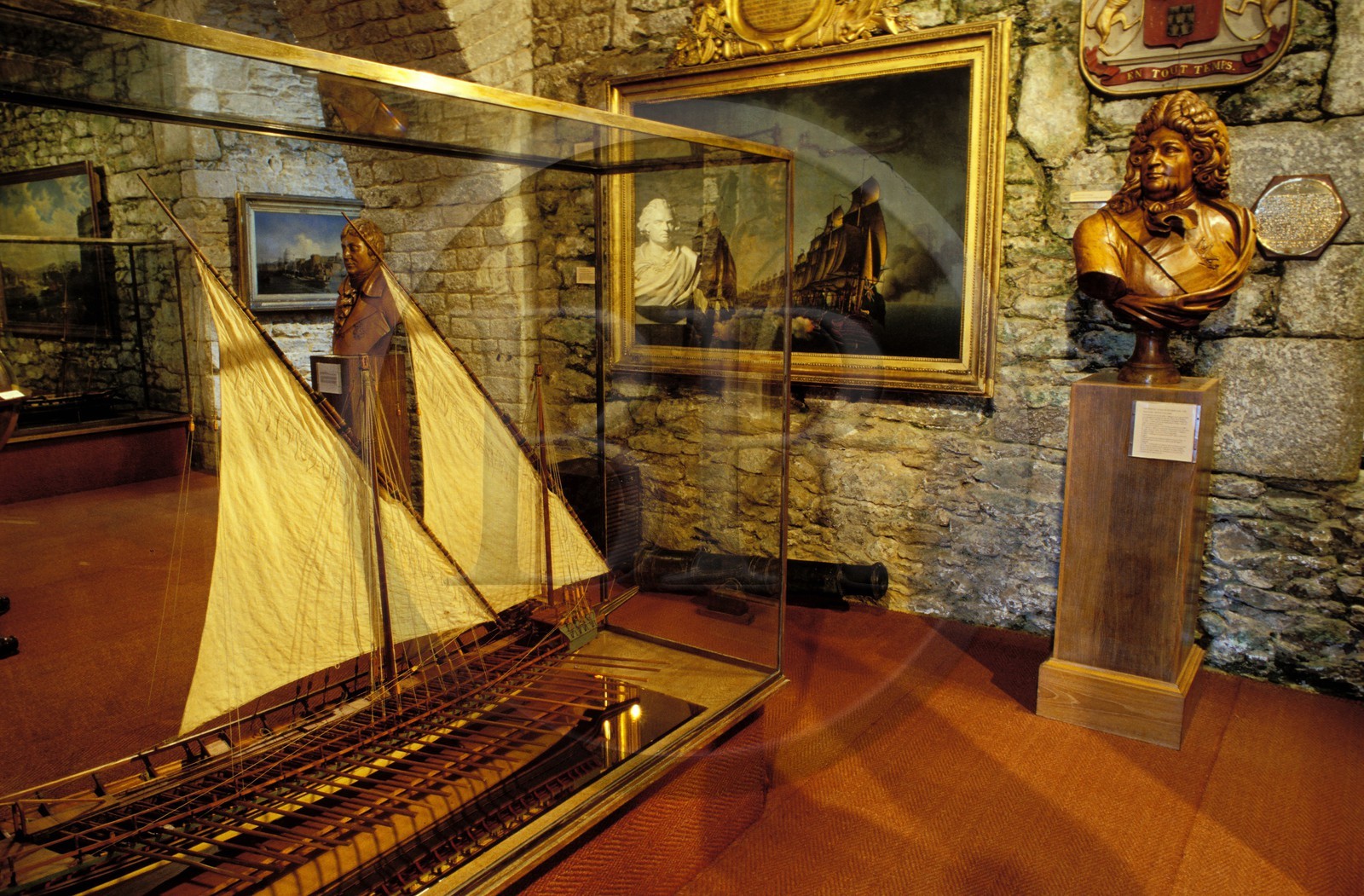 France, Finistère (29), Brest, le Musée de la Marine