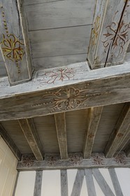 France, Finistère (29), Morlaix, le musée de Morlaix, maison à pans de bois du XVIème siècle dite Maison à lanterne ou à pondalez