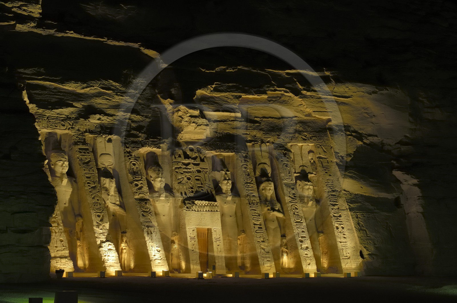 Egypt, Upper Egypt, Nubia, Abu Simbel, site listed as World Heritage by UNESCO, Nefertari Temple dedicated to Hathor Goddess