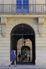 France, Gard (30), Uzès, l'hôtel de ville du 18ème siècle