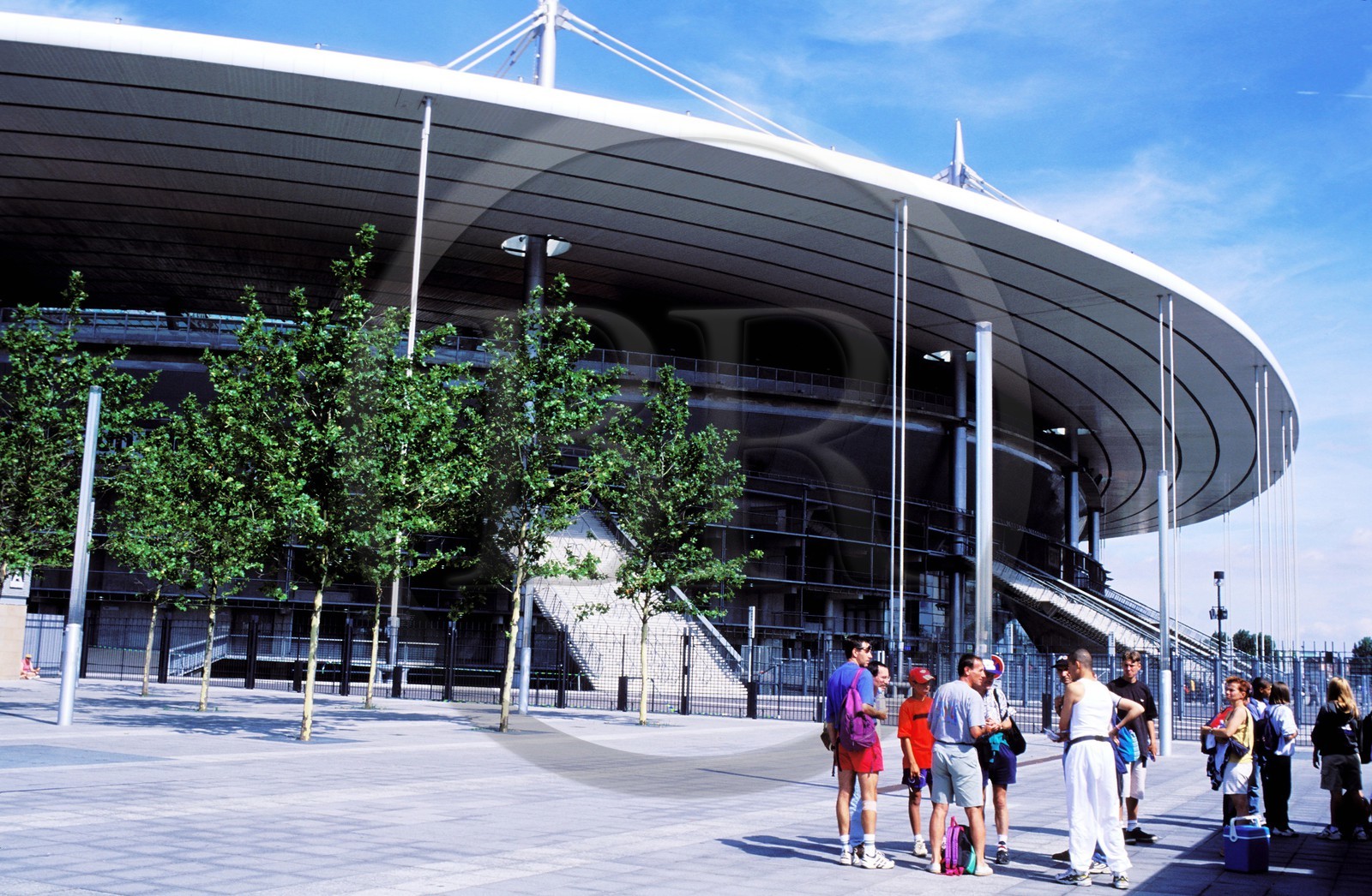 France, Seine-Saint-Denis (93), Saint-Denis, le Stade de France par les architectes Michel Macary, Aymeric Zublena, Michel Régembal et Claude Costantini