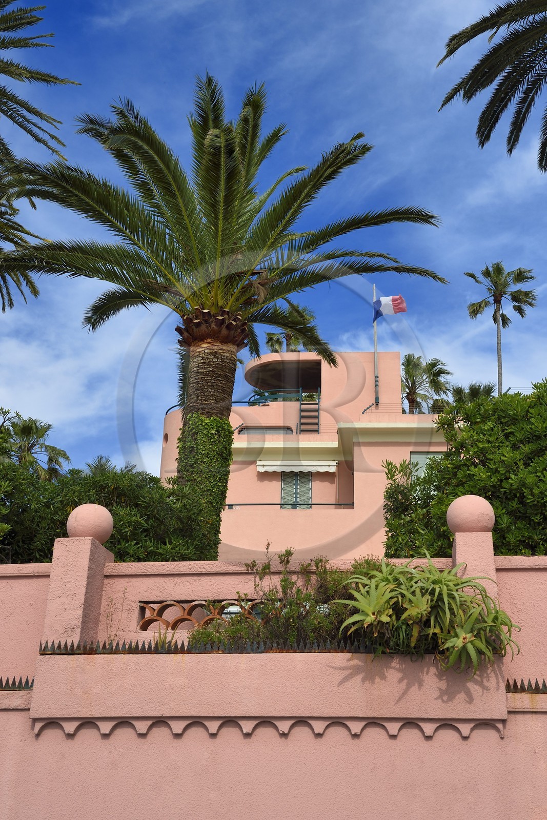 France, Alpes-Maritimes (06), Antibes, Cap d'Antibes, villa La Calade de style Art Déco