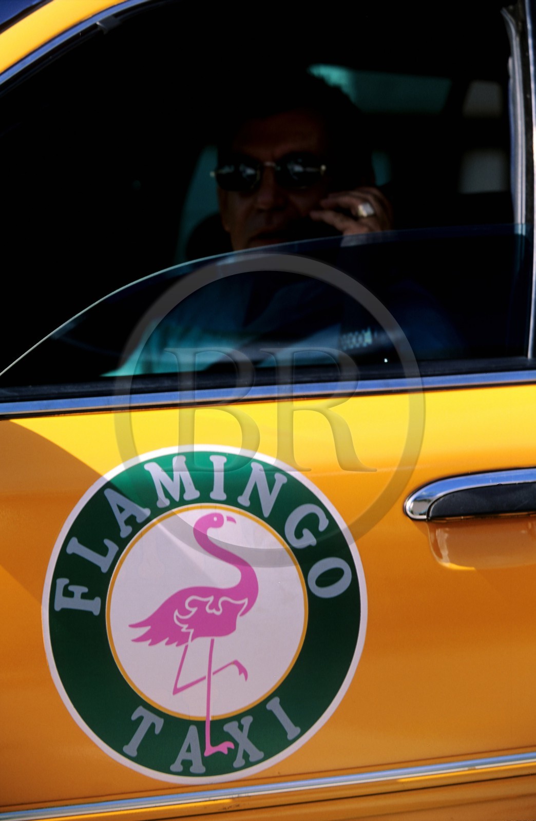 Etats-Unis, Floride, Miami, taxis jaunes