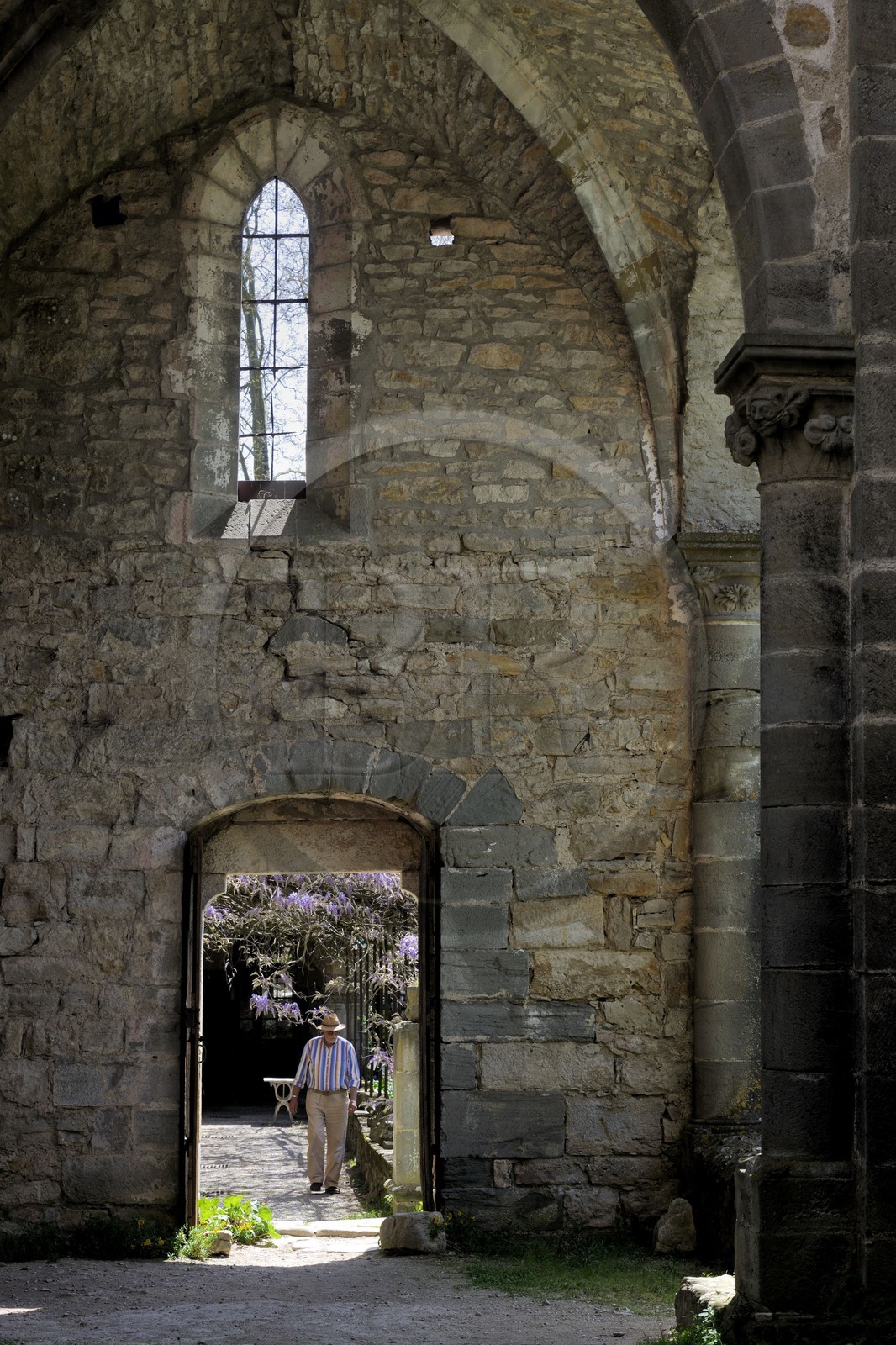 France, Aude (11), Saint-Martin-le-Vieil, ancienne abbaye cistercienne de Villelongue et chambre d'hôte