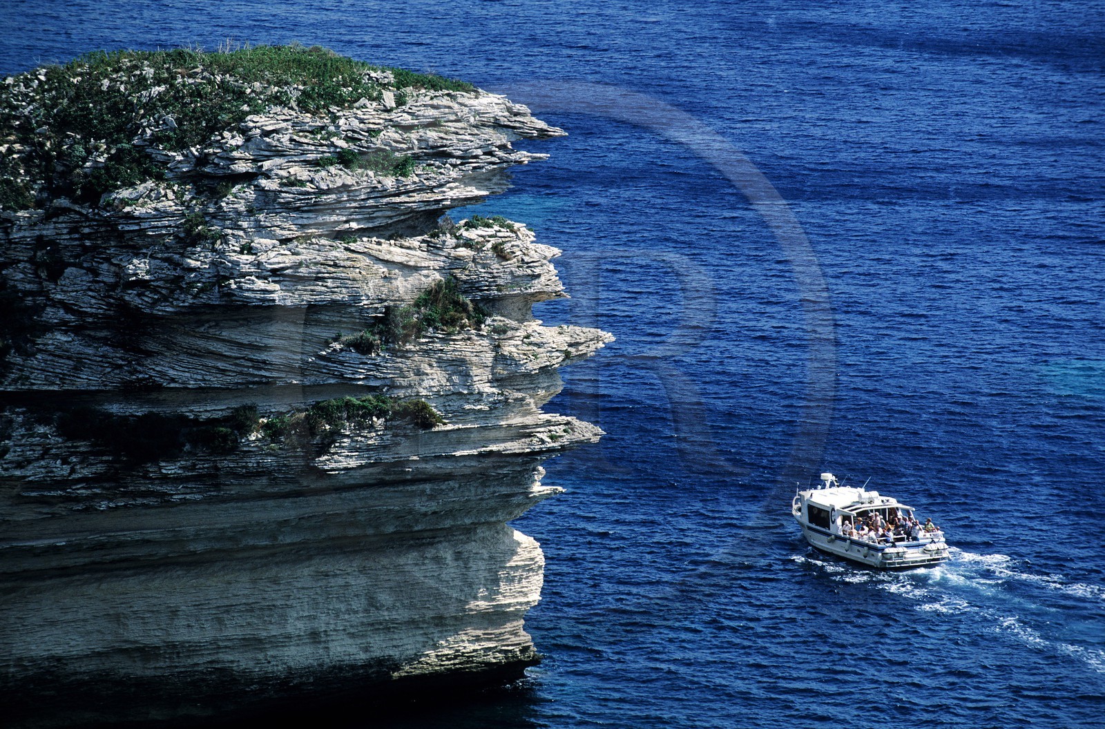 France, Corse-du-Sud (2A), falaises de Bonifacio