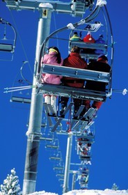 France, Savoie (73), remontées mécaniques aux Arcs