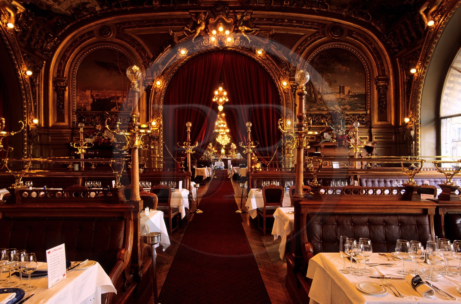 France, Paris (75), gare de Lyon, restaurant Le Train bleu