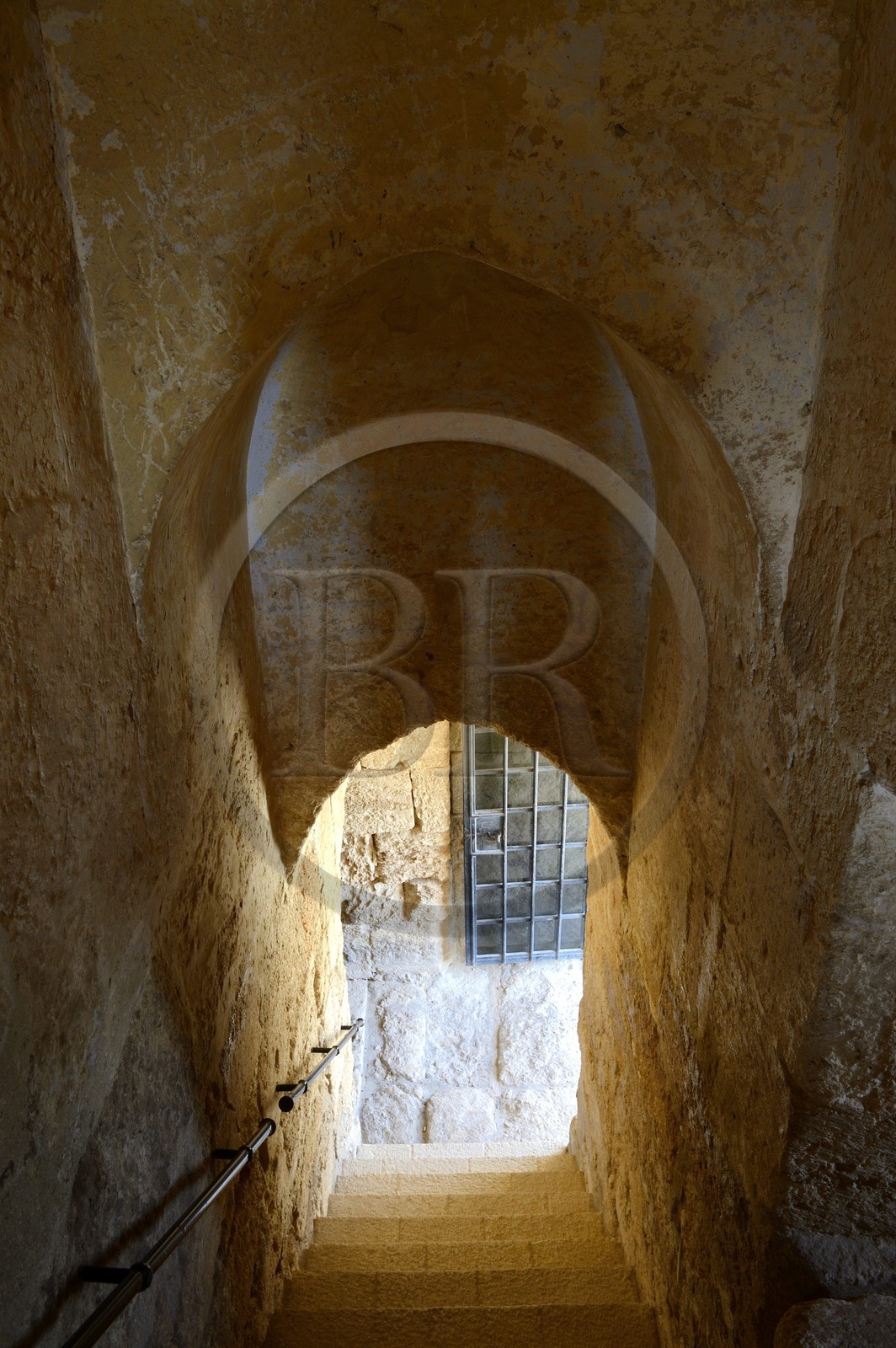 Israel, Northern District, Galilee, Nazareth, Zippori (Tzippori) National Park, Crusaders fortress of La Sephorie from the 12th century