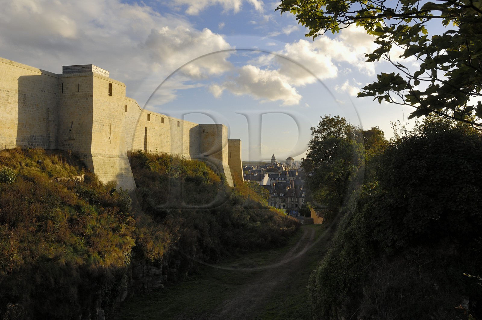 France, Calvados, Caen, the ducal castle overlooking the old town