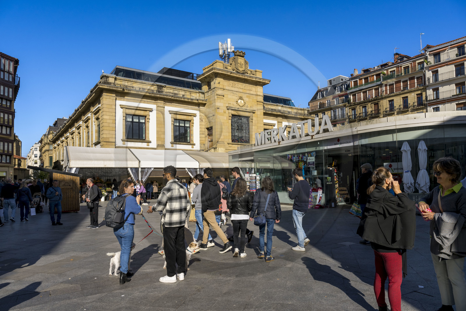 Espagne, province du Guipuscoa (Gipuzkoa), Saint-Sébastien (Donostia), le marché couvert