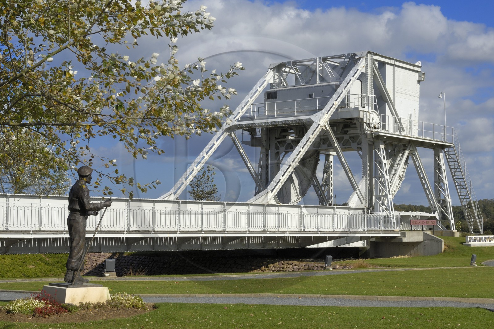 France, Calvados (14), pont de Ranville-Bénouville, Pegasus Bridge (seconde guerre mondiale)