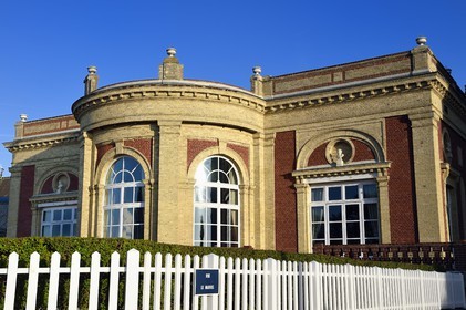 France, Calvados (14), Pays d'Auge, Deauville, Villa Le Cercle construit à la Belle époque