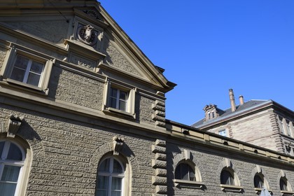 France, Bas-Rhin (67), Strasbourg, quartier de la Neustadt datant de la periode allemande, rue du Général Frère, les anciennes écuries impériales (1885) annexe du Palais du Rhin