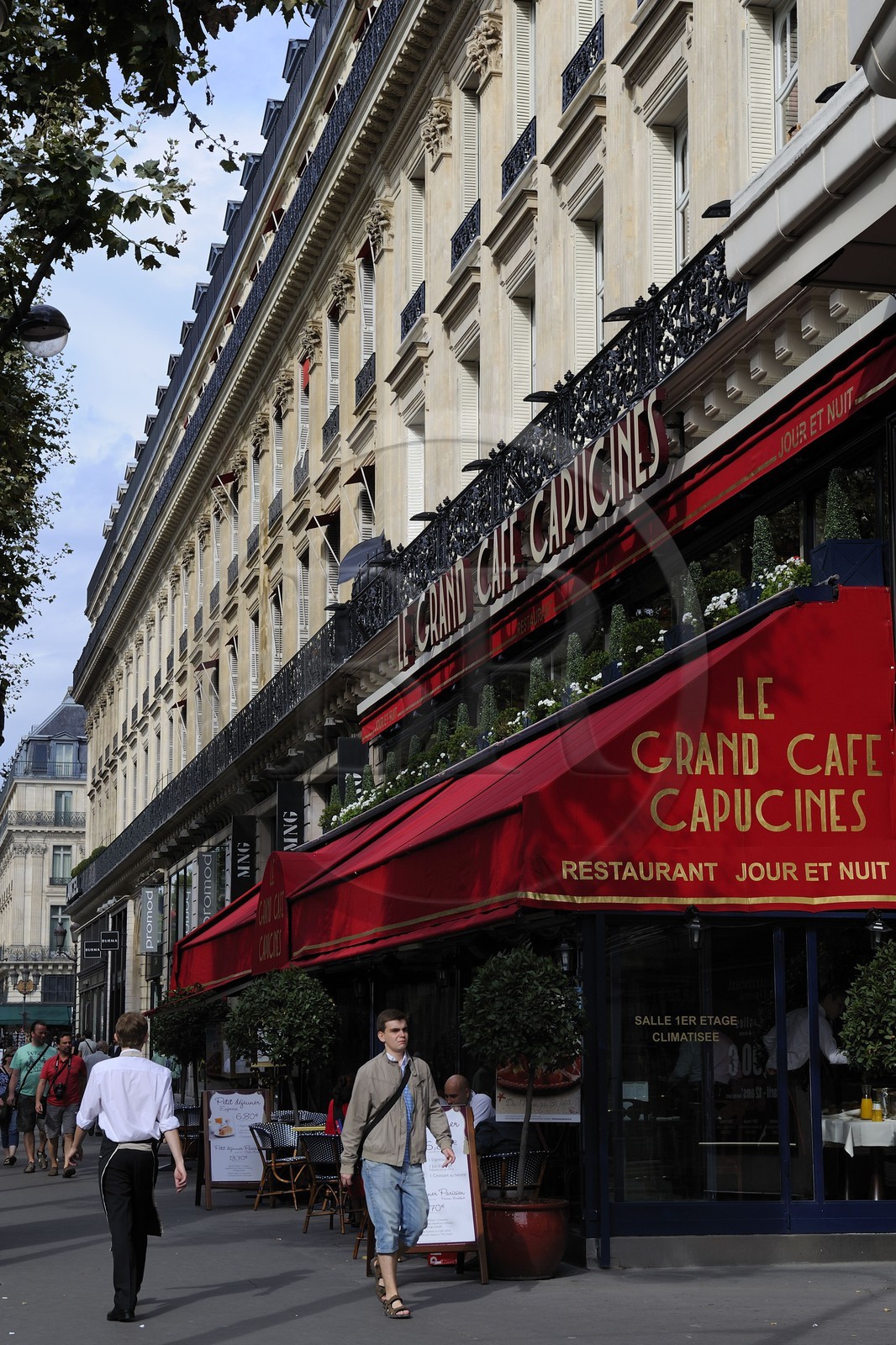 France, Paris (75), le Grand Café Capucines sur le boulevard des Capucines