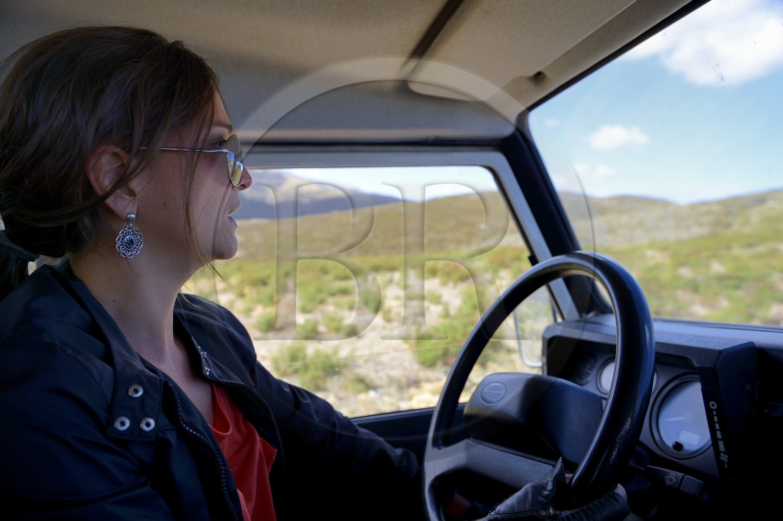 France, Haute-Corse (2B), Balagne, découverte du Giussani en véhicule 4x4 en utilisant des pistes