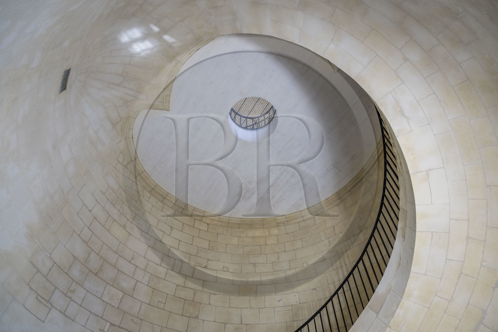 France, Gironde, Verdon sur Mer, lighthouse of Cordouan, listed as World Heritage by UNESCO, the Girondins room ceiling (3rd floor)