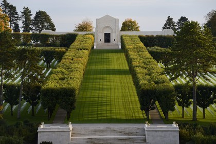 France, Meuse, Romagne-sous-Montfaucon, the World War I Meuse-Argonne American Cemetery and Memorial, the cemetery contains the largest number of American military dead in Europe (14246)