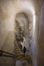 France, Finistère (29), Baie de Morlaix, Plouezoc'h, le chateau du Taureau construit par Vauban au XVIIe siècle