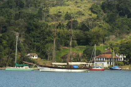 Brazil, Rio de Janeiro State, Paraty Bay, the Fazenda Boa Vista, birthplace of the mother of Heinrich and Thomas Mann