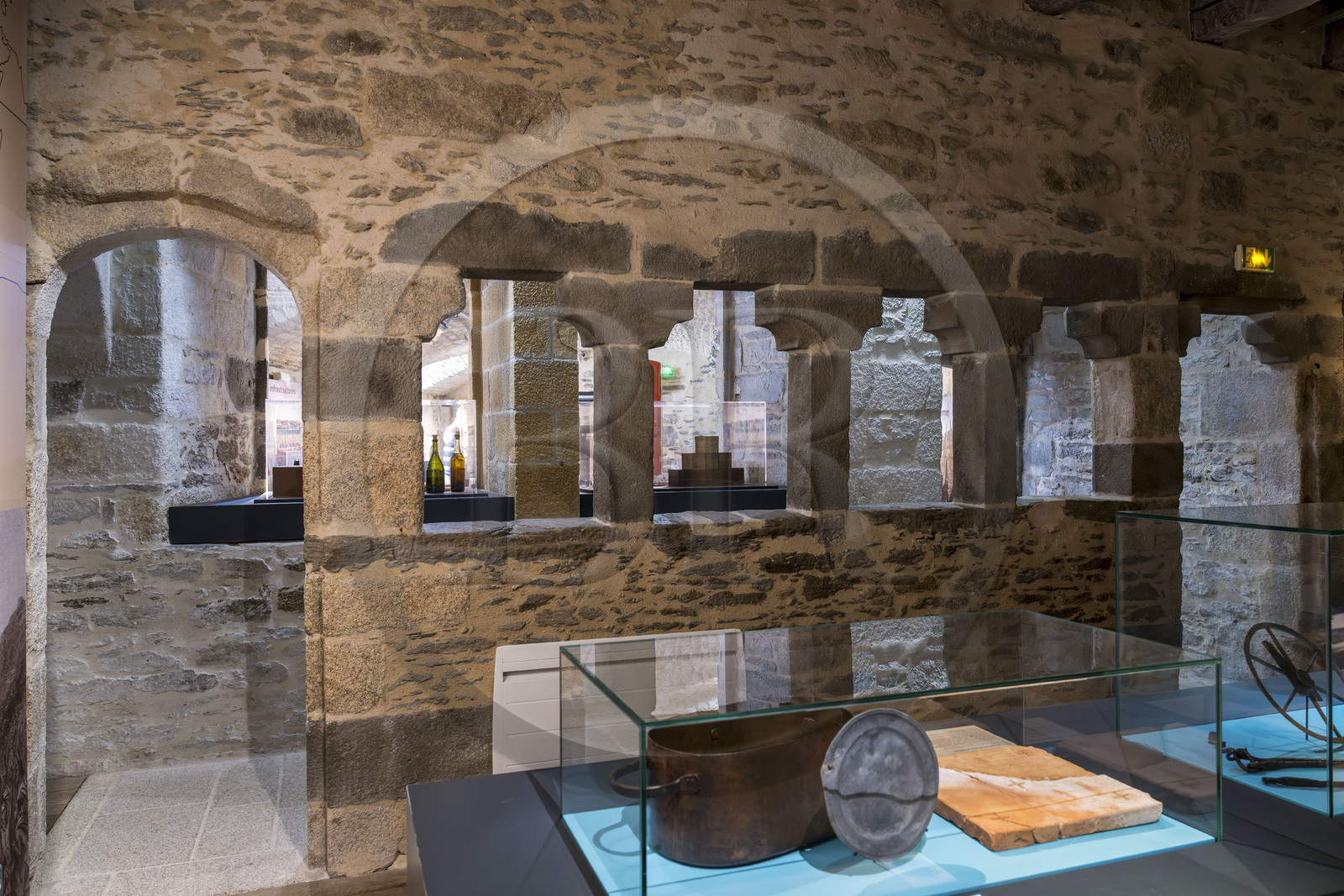 France, Finistère (29), Brest, le musée national de la Marine dans le château, salle dédié à l'expédition de La Pérouse dans l'ancienne cuisine