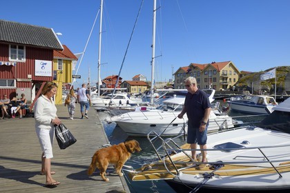 Sweden, Västra Götaland, Smögen harbour