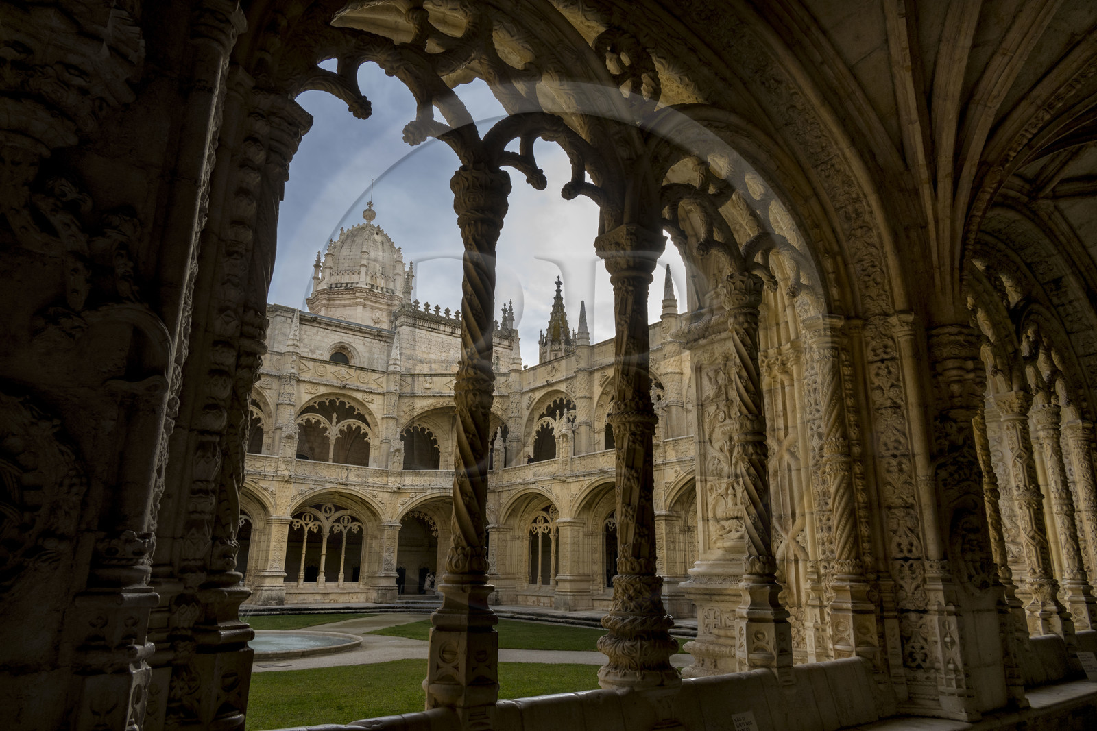Portugal, Lisbon, Belem, Hieronymites Monastery (Mosteiro dos Jeronimos), listed as World Heritage by UNESCO, the cloister