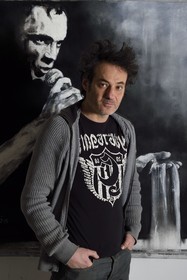 France, Paris, Workshop of the painter Fred Kleinberg