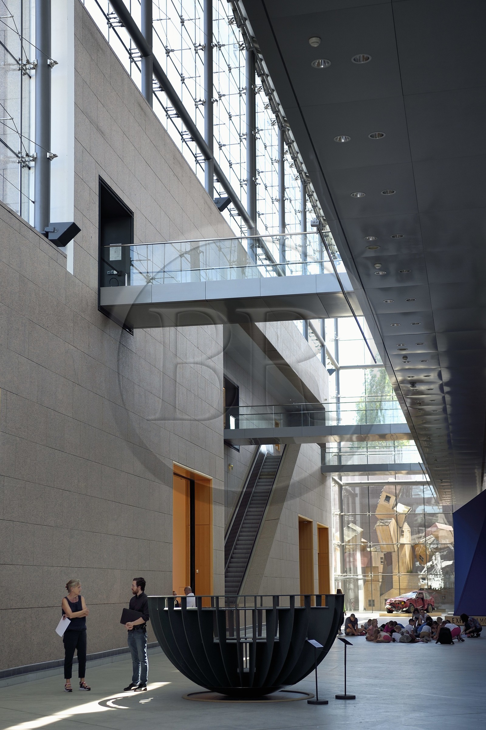 France, Bas Rhin, Strasbourg, Museum of Modern and Contemporary Art of Strasbourg (MAMCS) by architect Adrien Fainsilber